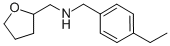 structure of CAS# 436096-83-2, (4-Ethyl-Benzyl)-(Tetrahydro-Furan-2-Ylmethyl)-Amine;(4-Ethylphenyl)Methyl-[[(2R)-Tetrahydrofuran-2-Yl]Methyl]Ammonium;(4-Ethylphenyl)Methyl-[[(2R)-2-Tetrahydrofuranyl]Methyl]Ammonium;(4-Ethylbenzyl)-(Tetrahydrofurfuryl)Ammonium