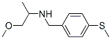 structure of CAS# 436099-59-1, (2-Methoxy-1-Methyl-Ethyl)-(4-Methylsulfanyl-Benzyl)-Amine;[(1S)-2-Methoxy-1-Methyl-Ethyl]-[(4-Methylsulfanylphenyl)Methyl]Ammonium;[(1S)-2-Methoxy-1-Methylethyl]-[[4-(Methylthio)Phenyl]Methyl]Ammonium;[(1S)-2-Methoxy-1-Methyl-Ethyl]-[4-(Methylthio)Benzyl]Ammonium