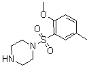 structure of CAS# 436099-67-1, 1-(2-Methoxy-5-Methyl-Benzenesulfonyl)-Piperazine;1-(2-Methoxy-5-Methyl-Phenyl)Sulfonylpiperazin-4-Ium;Zinc04992713