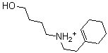 structure of CAS# 436099-69-3, 2-(1-Cyclohexenyl)Ethyl-(4-Hydroxybutyl)Amine;2-(1-Cyclohexenyl)Ethyl-(4-Hydroxybutyl)Ammonium;Zinc04290973