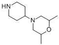 structure of CAS# 436099-87-5, 2,6-Dimethyl-4-Piperidin-4-Yl-Morpholine;(2S,6R)-2,6-Dimethyl-4-Piperidin-1-Ium-4-Yl-Morpholin-4-Ium;(2S,6R)-2,6-Dimethyl-4-(4-Piperidin-1-Iumyl)Morpholin-4-Ium;Zinc00299476