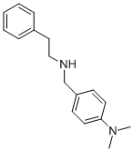 structure of CAS# 436099-99-9, Dimethyl-[4-(Phenethylamino-Methyl)-Phenyl]-Amine;(4-Dimethylaminophenyl)Methyl-(2-Phenylethyl)Ammonium;(4-Dimethylaminobenzyl)-(2-Phenylethyl)Ammonium;Zinc02507256