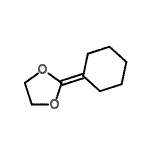 CAS#: 4362-49-6， 2-Cyclohexylidene-1,3-Dioxolane