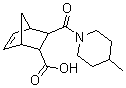structure of CAS# 436810-99-0, 3-[(4-Methyl-1-Piperidinyl)Carbonyl]-Bicyclo[2.2.1]Hept-5-Ene-2-Carboxylicacid;(1S,4R,5S,6R)-6-[(4-Methyl-1-Piperidinyl)-Oxomethyl]-5-Bicyclo[2.2.1]Hept-2-Enecarboxylate;(1S,4R,5S,6R)-6-(4-Methylpiperidin-1-Yl)Carbonylbicyclo[2.2.1]Hept-2-Ene-5-Carboxylate;Zinc04142640