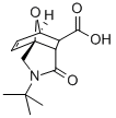 structure of CAS# 436811-02-8, 3-Tert-Butyl-4-Oxo-10-Oxa-3-Aza-Tricyclo[5.2.1.0(1,5)]Dec-8-Ene-6-Carboxylic Acid