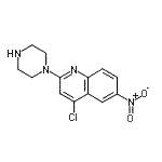 CAS#: 437708-76-4， 4-Chloro-6-Nitro-2-(1-Piperazinyl)Quinoline