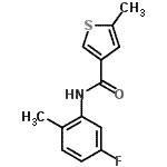 CAS#: 438216-87-6， N-(5-Fluoro-2-Methylphenyl)-5-Methyl-3-Thiophenecarboxamide