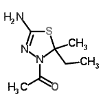 CAS#: 438540-30-8， 1-(5-Amino-2-Ethyl-2-Methyl-1,3,4-Thiadiazol-3(2H)-Yl)Ethanone