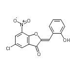 CAS#: 438625-27-5， (2Z)-5-Chloro-2-(2-Hydroxybenzylidene)-7-Nitro-1-Benzofuran-3(2H)-One