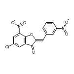 CAS#: 438625-28-6， (2Z)-5-Chloro-7-Nitro-2-(3-Nitrobenzylidene)-1-Benzofuran-3(2H)-One