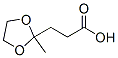 CAS#: 4388-57-2， 2-Methyl-1,3-Dioxolane-2-Propanoic Acid