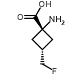 CAS#: 439090-12-7， cis-1-Amino-3-(Fluoromethyl)Cyclobutanecarboxylic Acid