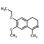 CAS#: 439146-82-4， 6-Ethoxy-7-Methoxy-1-Methyl-3,4-Dihydroisoquinoline