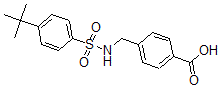 CAS#: 440350-92-5， 4-[[[[4-(1,1-Dimethylethyl)Phenyl]Sulfonyl]Amino]Methyl]-Benzoic Acid
