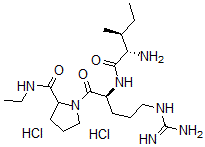 CAS#: 442526-89-8， L-Isoleucyl-L-Arginyl-N-Ethyl-L-Prolinamide Dihydrochloride