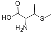 structure of CAS# 443-80-1, 2-Amino-3-[Methylthio]Butyric Acid;2-Amino-3-Methylsulfanyl-Butanoic Acid;2-Amino-3-(Methylthio)Butanoic Acid;2-Amino-3-(Methylthio)Butyric Acid