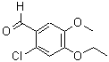 CAS#: 443125-57-3， 2-Chloro-4-Ethoxy-5-Methoxybenzaldehyde