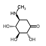 CAS 登录号：443360-43-8， (2R,3S,4R,5S)-2,3,4-三羟基-5-(甲基氨基)环己酮