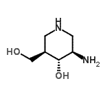 CAS#: 443649-03-4， (3R,4R,5R)-3-Amino-5-(Hydroxymethyl)-4-Piperidinol