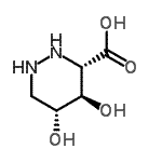 CAS#: 443649-22-7， (3S,4R,5R)-4,5-Dihydroxyhexahydro-3-Pyridazinecarboxylic Acid