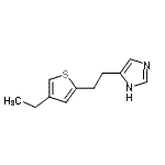 CAS#: 443923-47-5， 4-[2-(4-Ethyl-2-Thienyl)Ethyl]-1H-Imidazole