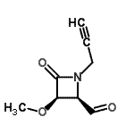 CAS#: 444083-06-1， (2R,3R)-3-Methoxy-4-Oxo-1-(2-Propyn-1-Yl)-2-Azetidinecarbaldehyde