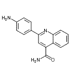CAS 登录号：444151-71-7， 2-(4-氨基苯基)-4-喹啉甲酰胺