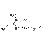 CAS#: 444167-02-6， 2-Ethyl-5-Methoxy-1-Methyl-1H-Benzimidazole