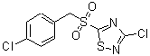 CAS#: 444791-19-9， 3-Chloro-5-[(4-Chlorobenzyl)Sulfonyl]-1,2,4-Thiadiazole
