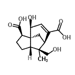 CAS#: 4448-95-7， (3R,8aalpha)-2,3,4,7,8,8a-Hexahydro-4beta-hydroxy-8beta-(hydroxymethyl)-8alpha-methyl-1H-3aalpha,7alpha-methanoazulene-3beta,6-dicarboxylic acid