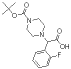 CAS#: 444892-80-2， 4-[(1,1-Dimethylethoxy)Carbonyl]-alpha-(2-Fluorophenyl)-1-Piperazineaceticacid