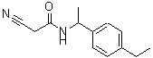 结构式 CAS# 444907-84-0, 2-氰基-N-[1-(4-乙基苯基)乙基]-乙酰胺
