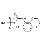 CAS#: 445219-92-1， 2-Methyl-2-Propanyl (6-Chloro-2,3-Dihydro-1,4-Benzodioxin-5-Yl)Carbamate