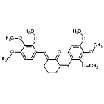 CAS#: 445259-50-7， (2Z,6E)-2,6-Bis(2,3,4-Trimethoxybenzylidene)Cyclohexanone