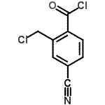 CAS 登录号：445312-07-2， 2-(氯甲基)-4-氰基苯甲酰氯