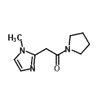 CAS#: 445394-72-9， 2-(1-Methyl-1H-Imidazol-2-Yl)-1-(1-Pyrrolidinyl)Ethanone