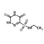 CAS#: 446267-85-2， N-Ethyl-3,5-Dioxo-2,3,4,5-Tetrahydro-1,2,4-Triazine-6-Sulfonamide