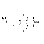 CAS#: 446269-03-0， 2-Methoxyethyl 4,6-Dimethyl-2-Oxo-1,2,3,4-Tetrahydro-5-Pyrimidinecarboxylate