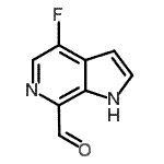 CAS#: 446284-46-4， 4-Fluoro-1H-Pyrrolo[2,3-c]Pyridine-7-Carbaldehyde