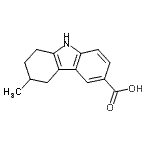 CAS#: 446829-41-0， 3-Methyl-2,3,4,9-Tetrahydro-1H-Carbazole-6-Carboxylic Acid