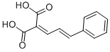 结构式 CAS# 4472-92-8, 肉桂亚基丙二酸