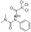 structure of CAS# 4482-55-7, 1,1-Dimethyl-3-phenylurea trichloroacetate;Dimethyl-(Phenylcarbamoyl)Ammonium;2,2,2-Trichloroacetate;(Anilino-Oxomethyl)-Dimethylammonium;2,2,2-Trichloroacetate;Dimethyl-(Phenylcarbamoyl)Azanium;2,2,2-Trichloroethanoate