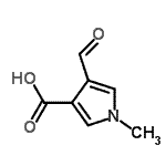 CAS 登录号：448236-04-2， 4-甲酰基-1-甲基-1H-吡咯-3-羧酸