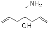 structure of CAS# 44866-40-2, 4-(Aminomethyl)-1,6-Heptadien-4-Ol;4-(aminomethyl)hepta-1,6-dien-4-ol;4-Aminomethyl-hepta-1,6-dien-4-ol;DIALLYLETHANOLAMINE
