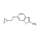 CAS#: 449756-84-7， 2-Methyl-6-(2-Oxiranylmethoxy)-1,3-Benzothiazole