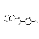 CAS#: 450350-42-2， N-(2,3-Dihydro-1H-Inden-2-Yl)-5-Methyl-2-Pyrazinecarboxamide