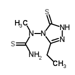 CAS#: 451506-34-6， 1-(3-Ethyl-5-Thioxo-1,5-Dihydro-4H-1,2,4-Triazol-4-Yl)-1-Methylthiourea