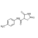 CAS#: 452368-71-7， N-(4-Methylphenyl)-2,4-Dioxo-1,3-Thiazolidine-5-Carboxamide