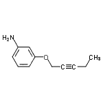CAS#: 453593-33-4， 3-(2-Pentyn-1-Yloxy)Aniline