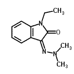 CAS#: 454194-52-6， (3Z)-3-(Dimethylhydrazono)-1-Ethyl-1,3-Dihydro-2H-Indol-2-One